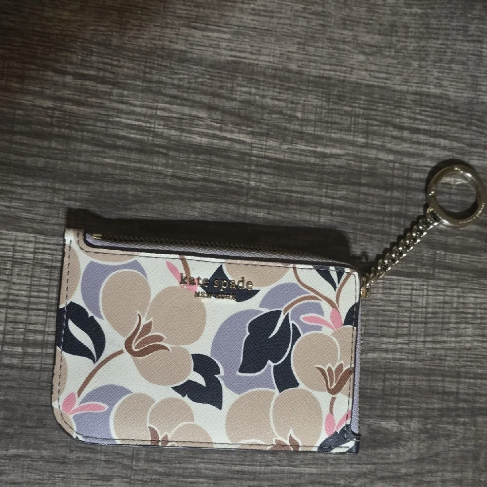 Kate Spade Multicolor Floral Card Holder